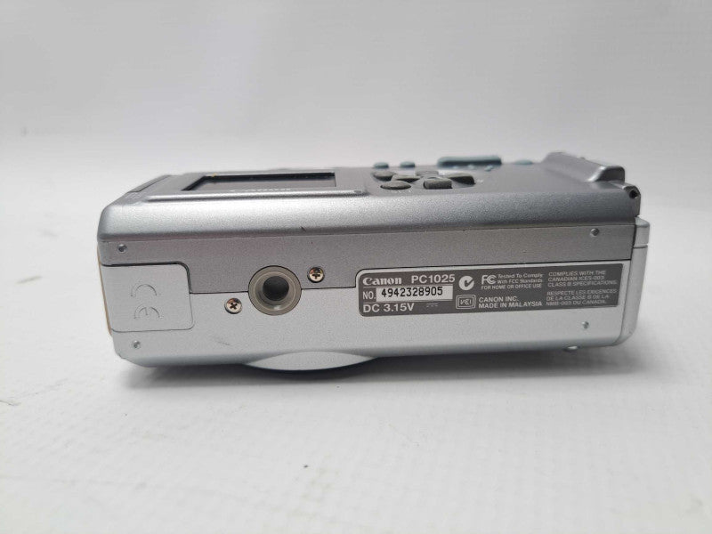 Canon Powershot A200 2.0MP Metallic Silver Digital Camera 4x Zoom PC1025