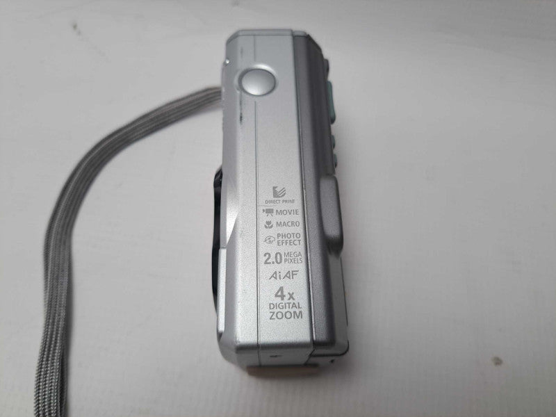 Canon Powershot A200 2.0MP Metallic Silver Digital Camera 4x Zoom PC1025