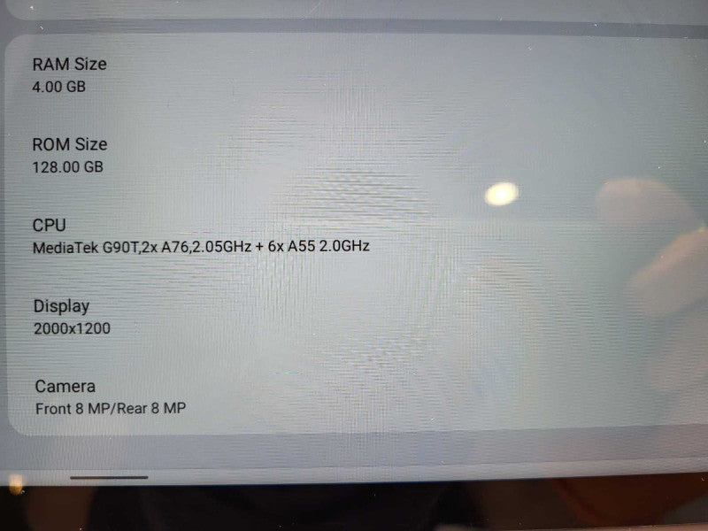 WIFI Lenovo Yoga Tab 11 128GB 11\\" YT-J706F 12 Black $