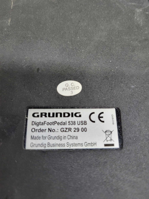 Grundig 538 USB foot pedal
