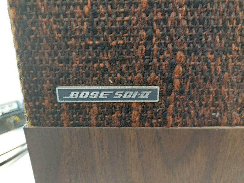 Vintage Pair of BOSE 501-II  Series 2  Speakers  Model: 501 4ohms