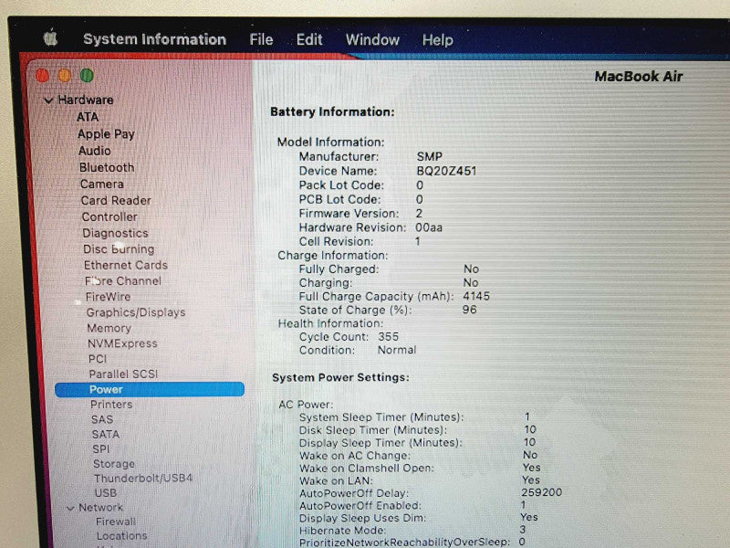 Apple Macbook Air 2013 13\\" Core i5-4250U @ 1.7GHz 8GB DDR3 250GB SSD (