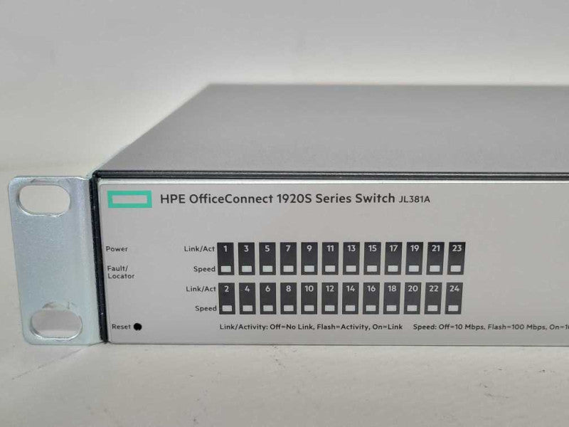 HP JL381A OfficeConnect 1920S 24Port Gigabit Switch with 2 x Gb SFP #