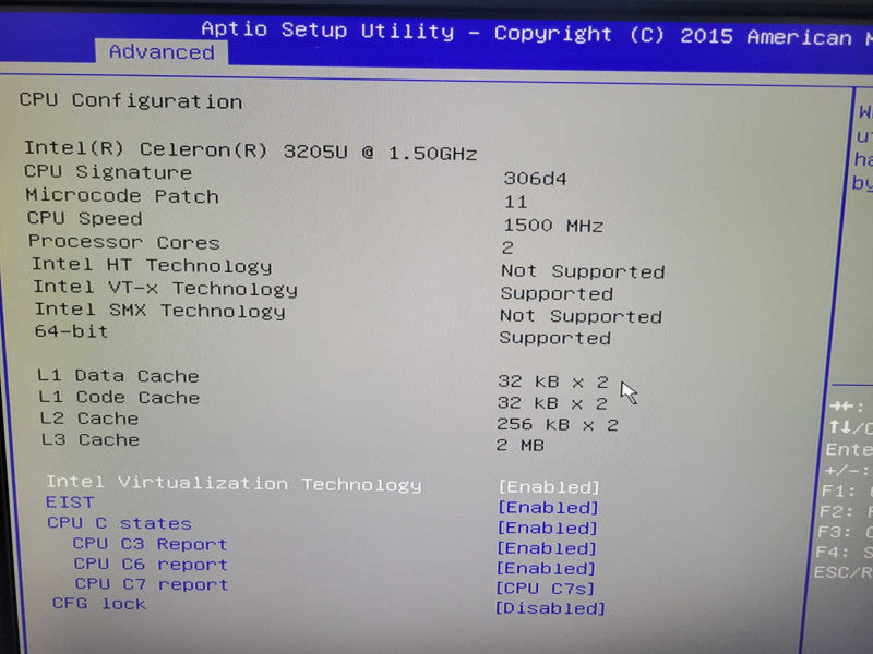 Gigabye BRIX - Celeron 3205U | 4GB RAM | NO HDD | NO WIFI (READ)