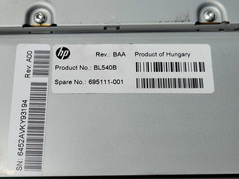 HP BL540B 695111-001 LTO 5 6Gbps SAS Internal Tape Drive, READ _