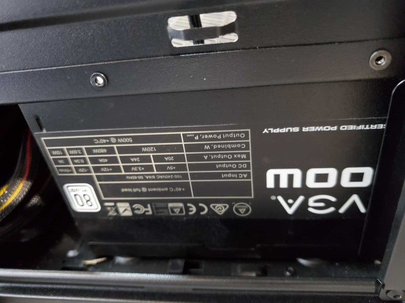 Fractal Design Mid Tower Case with 500W PSU (READ)