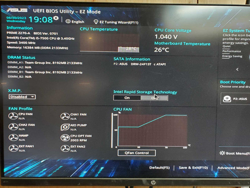 Custom PC - Intel i5-7500 @ 3.40 GHZ 16GB DDR4 500W PSU, 1U Rack case