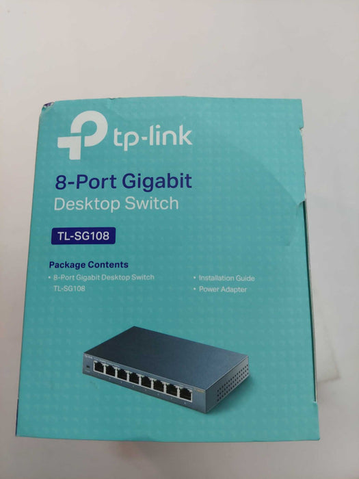 TP-Link 8-Port Gigabit Desktop Switch Model: TL-SG108