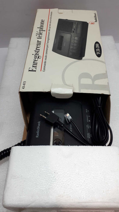Radio Shack TCR-200 Telephone Cassette Recorder Voice Activation Box  &