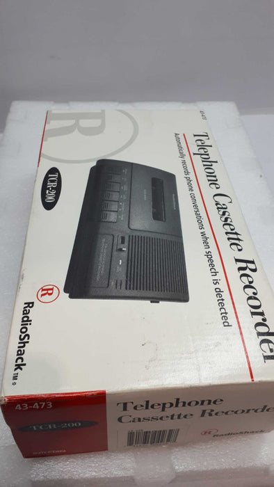 Radio Shack TCR-200 Telephone Cassette Recorder Voice Activation Box  &