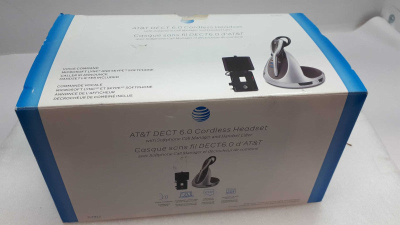 AT&T TL7912 DECT 6.0 Cordless Headset  &