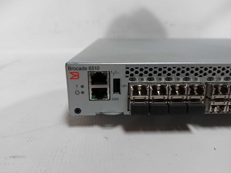 Broadcom Brocade 6510 BR-6510-24-8G-R 48-Port FC Fibre Channel Switch #