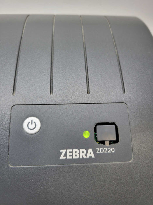 Zebra ZD220T Thermal USB Portable Label Printer (NO POWER ADAPTER)