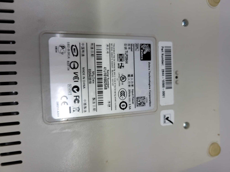 NEW LISTINGZebra TLP 2844-Z Thermal Label Printer (NO PWR ADAPTER)