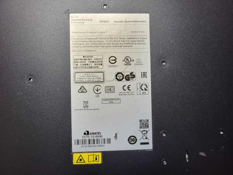 HPE 5510 24G 4SFP+ HI 1-slot Switch JH145A-1309 $
