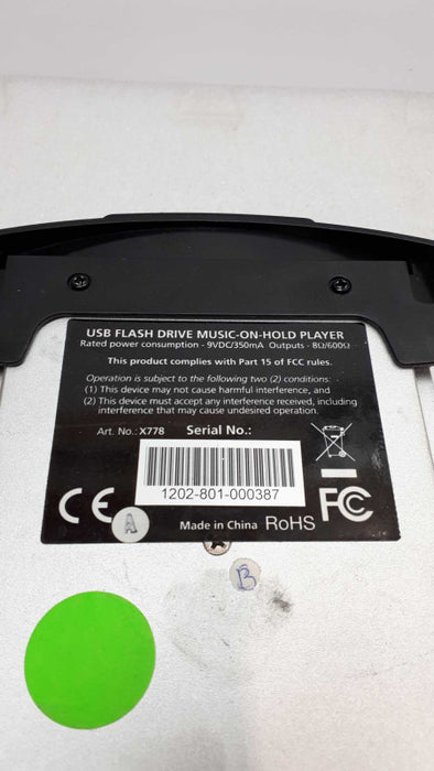 On Hold  Music On USB Flash Drive MP3 Music Audio Player X778 &