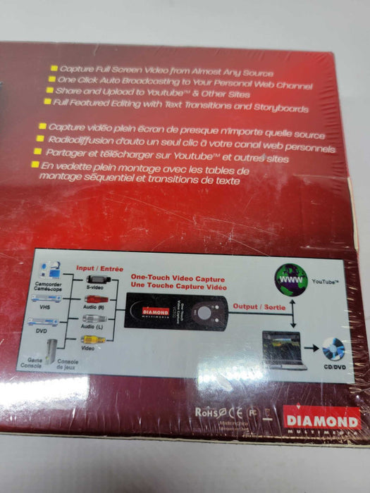 Diamond VC5000 Video Capture USB 2.0 - SVideo Composite RCA