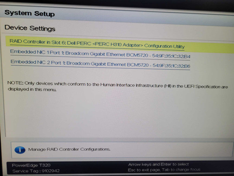Dell Power Edge T320 - Pentium 1403 v2 - 32GB RAM - NO HDD - PERC H310 2xPSU