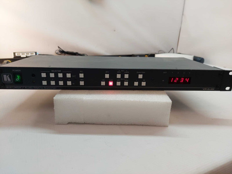 Kramer 4x4 UXGA/ Audio Matrix Switcher Model: VP-4X4K