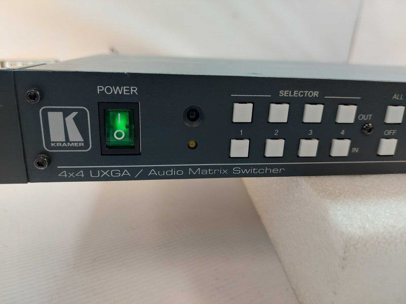 Kramer 4x4 UXGA/ Audio Matrix Switcher Model: VP-4X4K