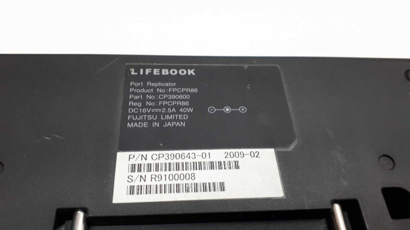 PORT REPLICATOR DOCKING STATION FOR FUJITSU LIFEBOOK fpcpr86 &