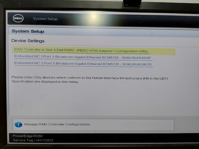 Dell Poweredge R230 Xeon E3-1240 V5 @ 3.50ghz / 32gb ram / H730 Raid Ctrl #