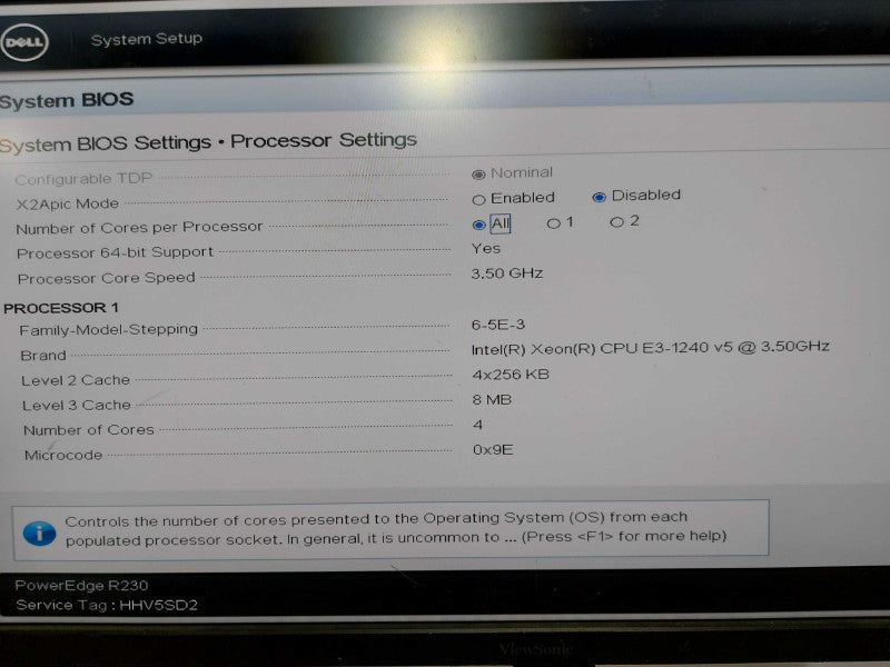 Dell Poweredge R230 Xeon E3-1240 V5 @ 3.50ghz / 32gb ram / H730 Raid Ctrl #