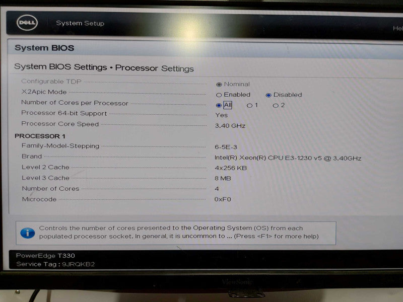Dell Poweredge T330 Xeon E3-1230 V5 @ 3.40ghz / 32gb ram / H330 Raid Ctrl #