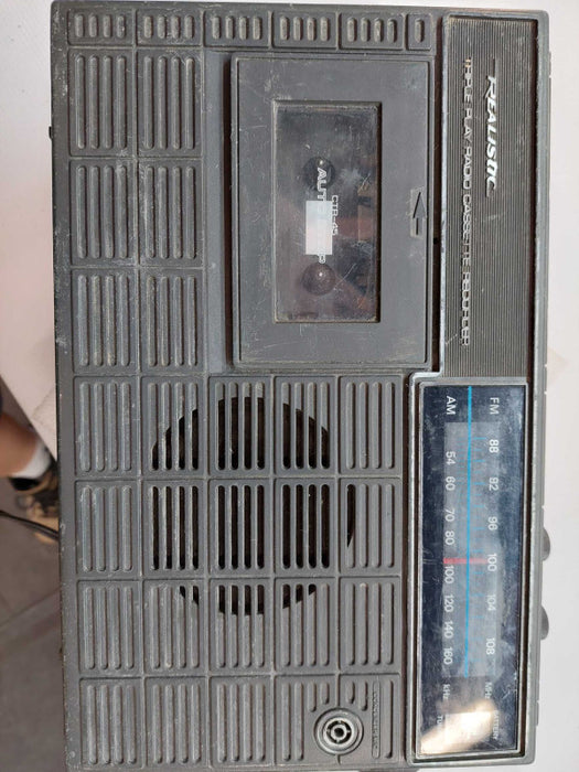 Realistic Tripple Play Radio Cassette Recorder Model: CTR-45     14-830