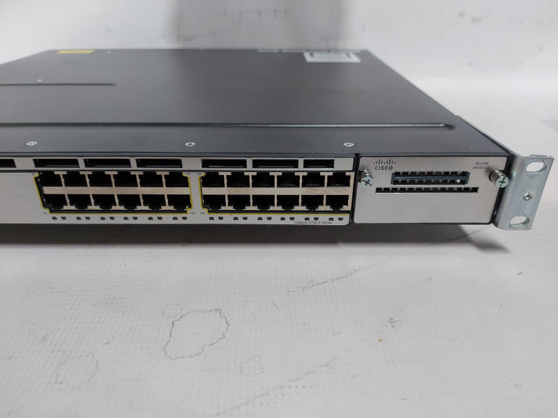Cisco Catalyst 3750x series WS-C3750X-24T-S V02 Gigabit Network Switch  #