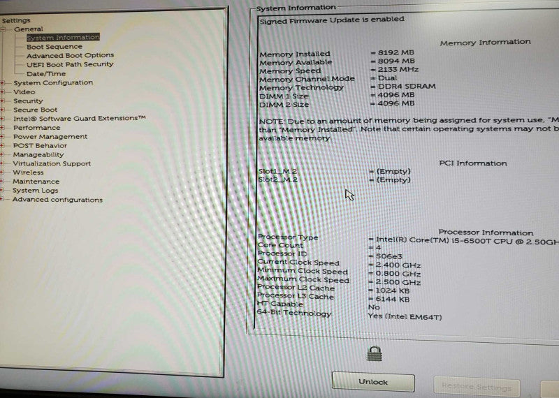 Dell Optiplex 3060 i5-6500 16GB DDR4 NO HDD @