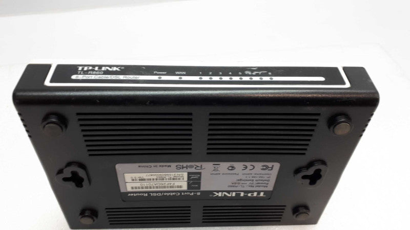 TP-Link 8-Port Cable/DSL Wired Internet Router, Model #TL-R860- &