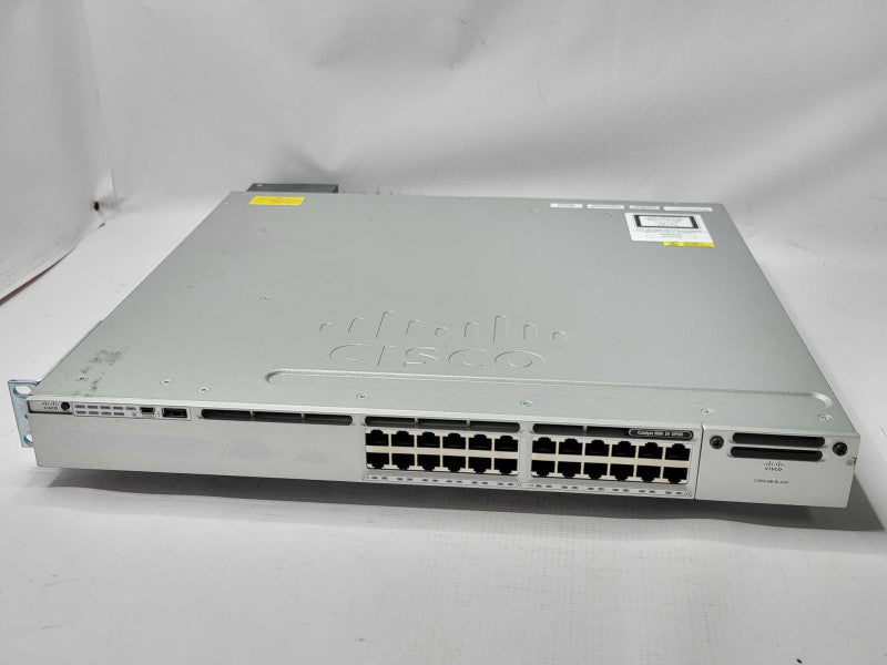 Cisco WS-C3850-24T-S 24-Port Gigabit Network Switch, 1x PSU Q_