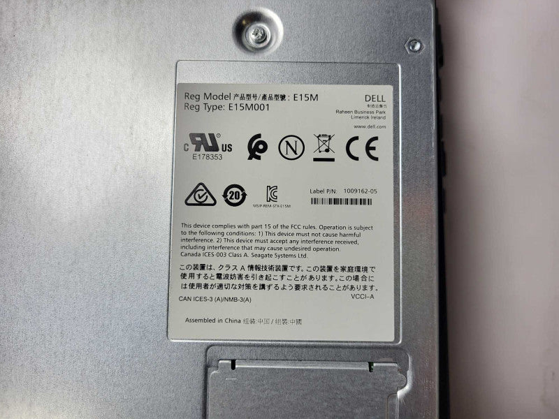DELL SCv2020 with 1G-SAS-4 TYPE B STORAGE CONTROLLER E15M E15M001 1009162-05 $