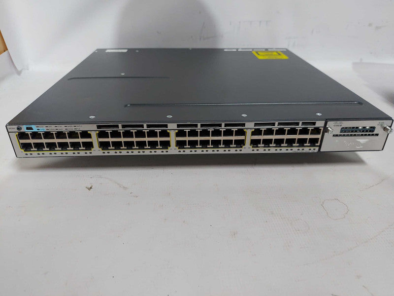 Cisco Catalyst WS-C3750X Series PoE Network Switch WS-C3750X-48P-L / RESET #