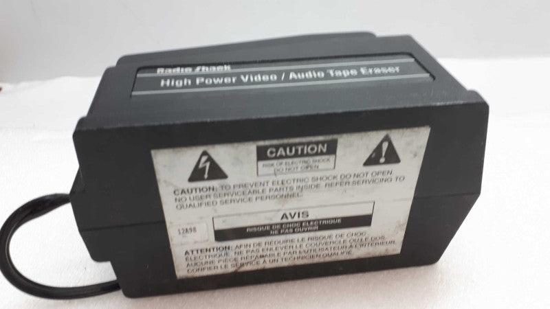 RADIO SHACK 44-233A HIGH POWER VIDEO/AUDIO TAPE ERASER INDUSTRIAL &