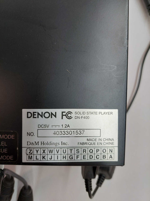 Denon Rack Mountable Solid State Player Model: DN-F400