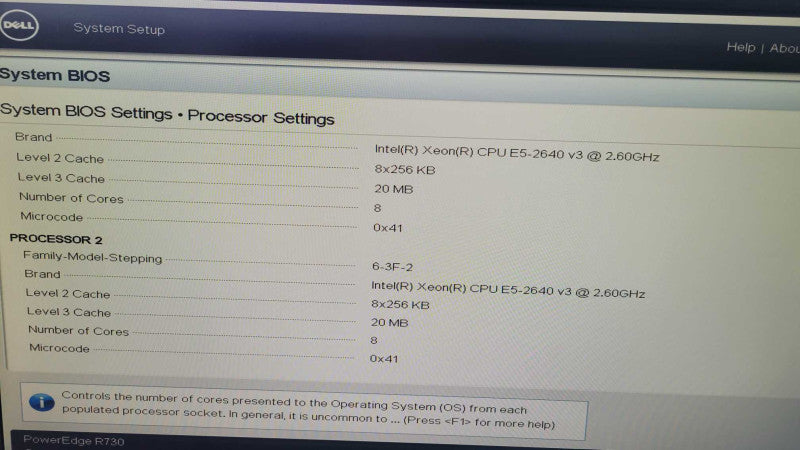 Dell PE R730 - 2x Xeon E5-2640 v3 | 64GB RAM | NO HDD | H730 MINI | 2xPSU
