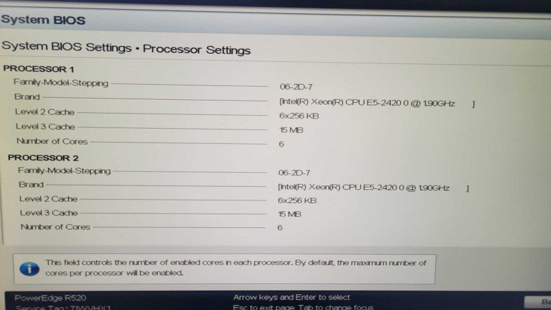 Dell PE R520 - 2x Xeon E5-2420 0 | 64GB RAM | NO HDD | H710 MINI | 2xPSU
