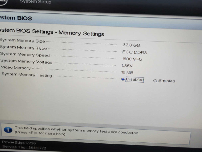 Dell PE R220 - Xeon E3-1240 v3 | 32GB RAM | NO HDD | 1x PSU
