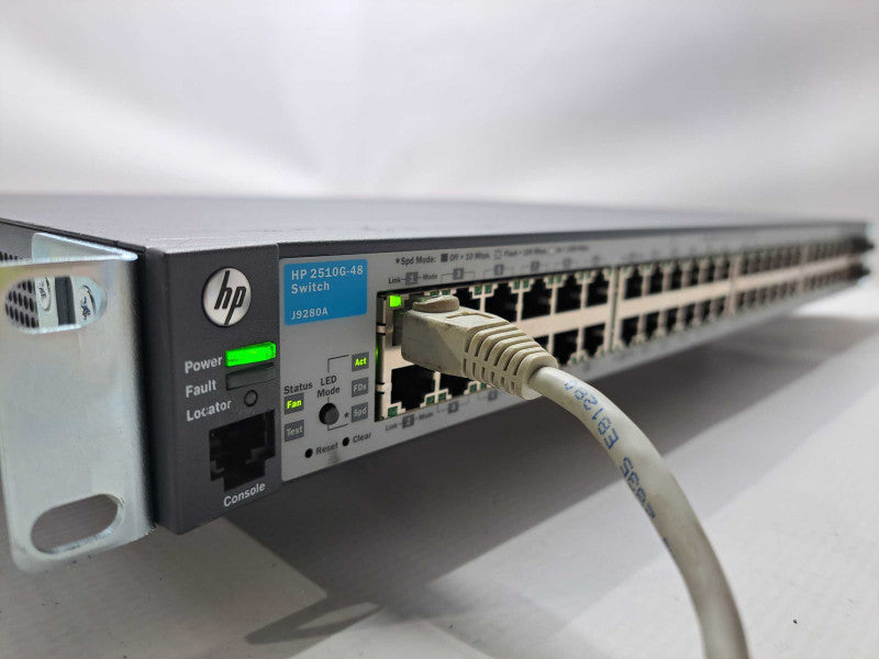 HP ProCurve 2510G J9280A Switch - 48-Port 10/100/1000 Gigabit - 4x 1GbE SFP  Q)