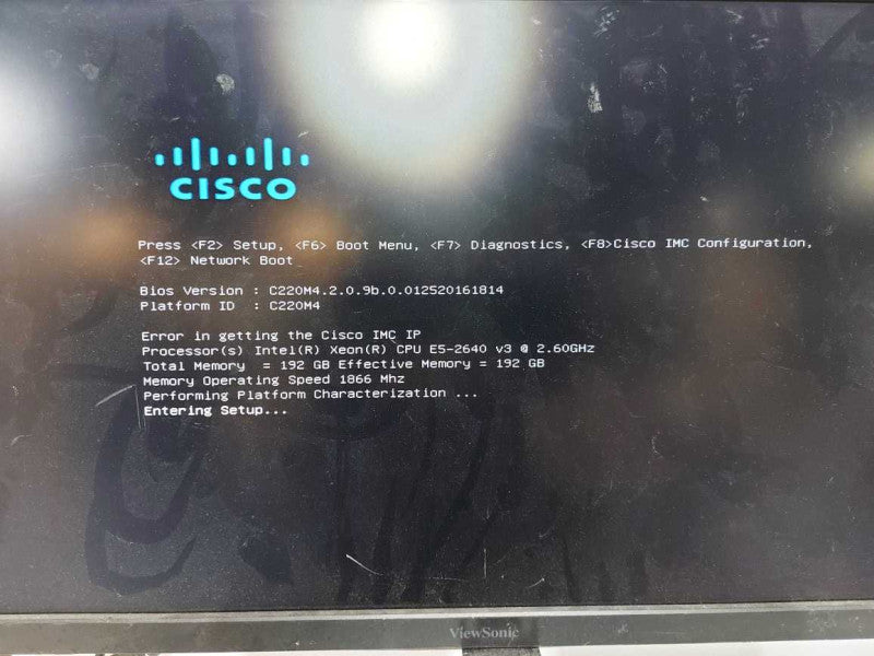 cisco C220M4 server 2x Xeon E5-2640 V3 @ 2.60ghz / 192gb ram / 12gb sas modul #