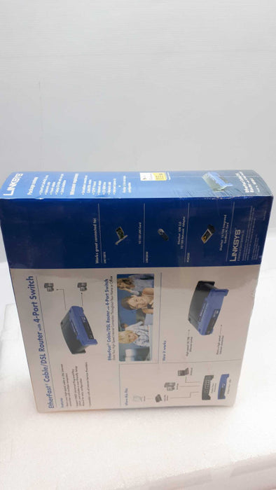 Linksys BEFSR41 4-Port 10/100 New &