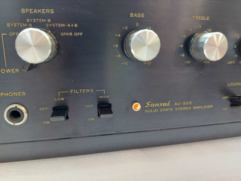 Sensui Solid State Stereo Amplifier  Model: AU-505 Made in Japan
