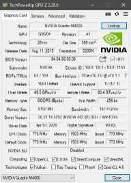 Nvidia Quadro M4000 8GB GDDR5 PCIe 4 x DP Graphics Card Dell P/N: 01T98G )