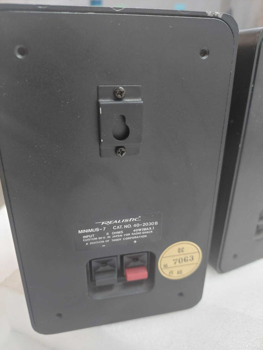 Realistic Speaker Set Model: MiniMus-7 Cat.No. 40-2030 B  8OHMS