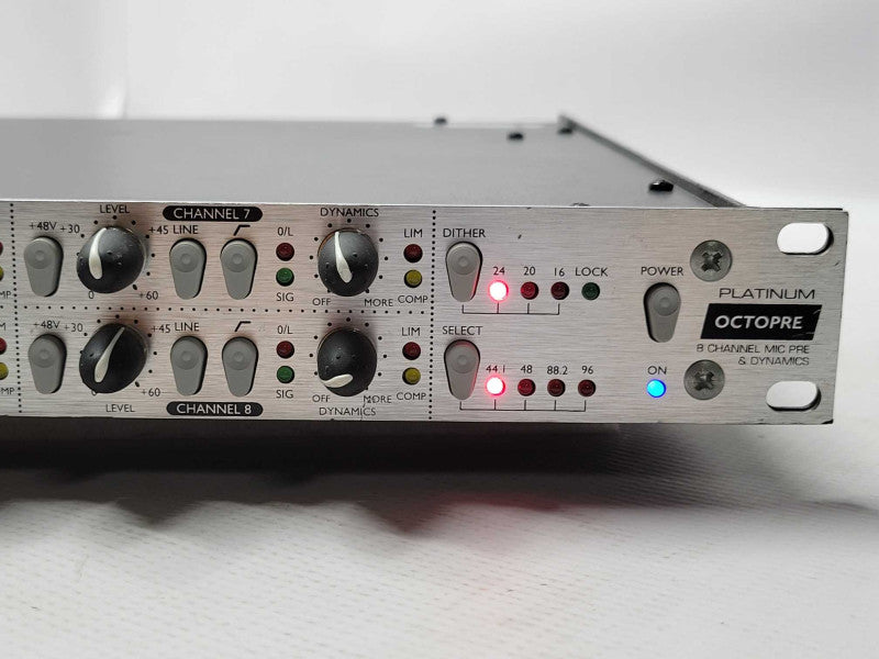 Focusrite Octane Platinum 8- Channel MIC PRE and Dynamics, READ _