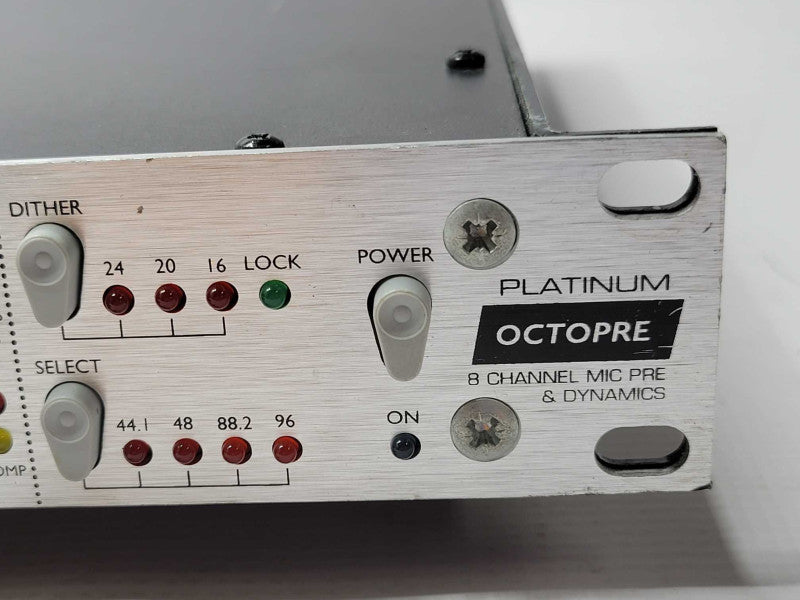 Focusrite Octane Platinum 8- Channel MIC PRE and Dynamics, READ _