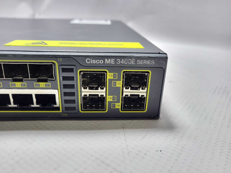 CISCO ME-3400EG-12CS-M 12-Port Gigabit Ethernet Network Access Switch READ Q$