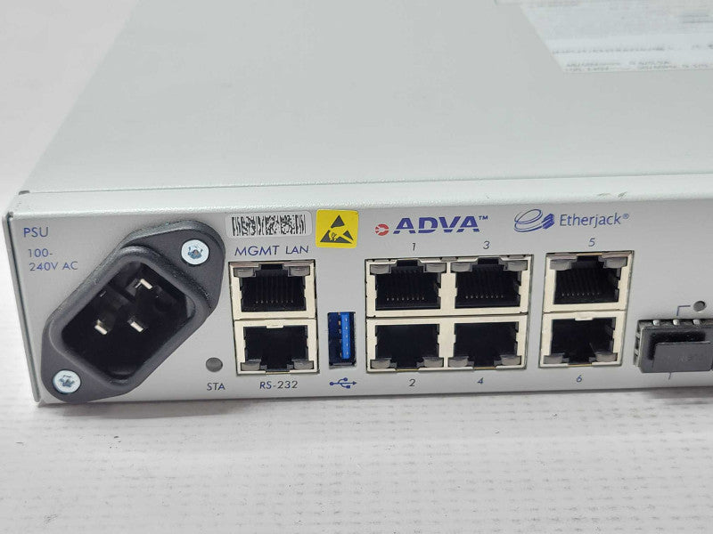 ADVA FSP 150-GE114Pro Network Carrier Ethernet Switch, READ _